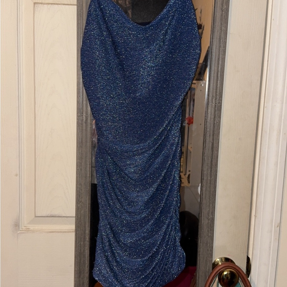 Blue dress